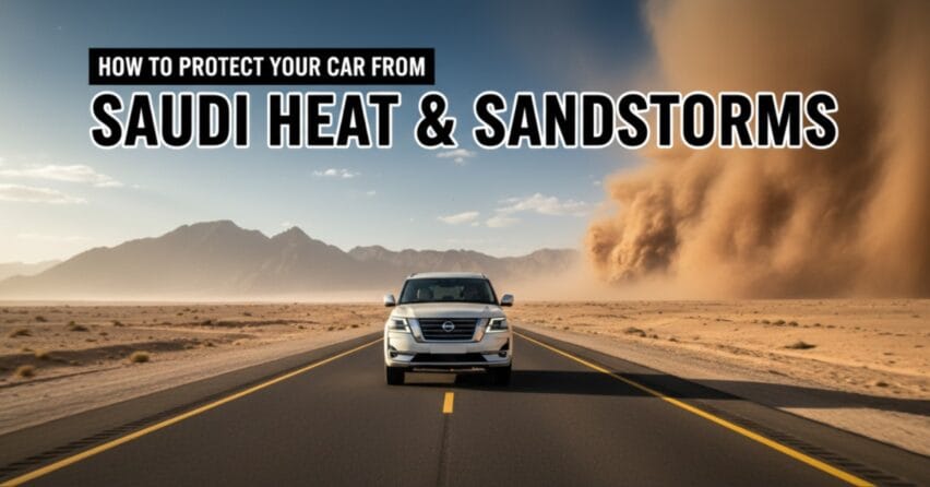 How to Protect Your Car From Saudi Heat & Sandstorms (2025 Updated Guide)
