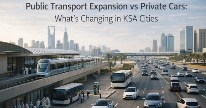 Public Transport Expansion vs Private Cars: What's Changing in KSA Cities