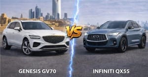 Genesis GV70 vs Infiniti QX55: Premium Crossover Battle for Saudi Drivers