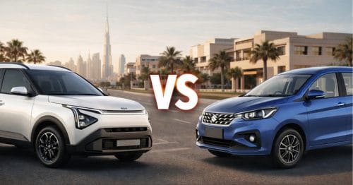 Kia Carens vs Suzuki Ertiga: Which MPV Works Better for Saudi Families?