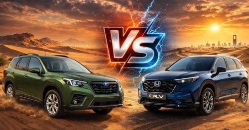 Subaru Forester vs Honda CR-V: Ultimate AWD vs Power Duel on Saudi Roads