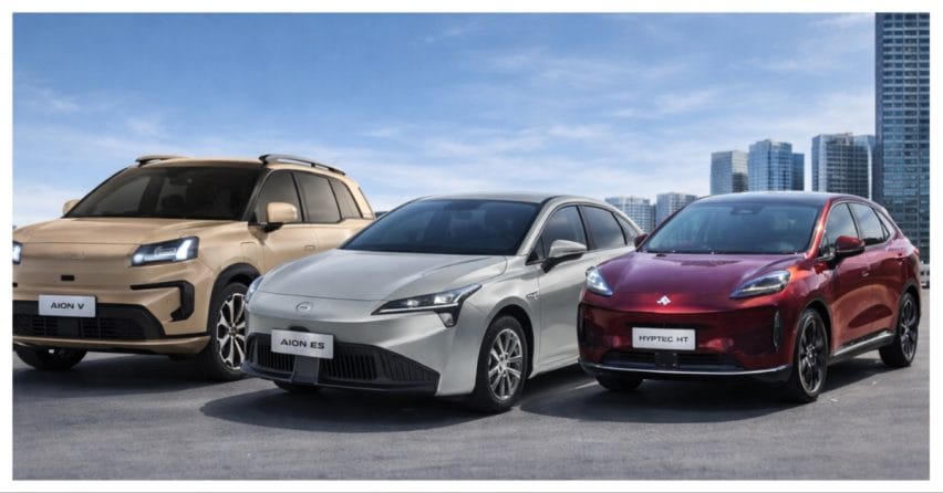 Check out GAC’s New Energy Lineup, AION, and HYPTEC vehicles in Saudi Arabia