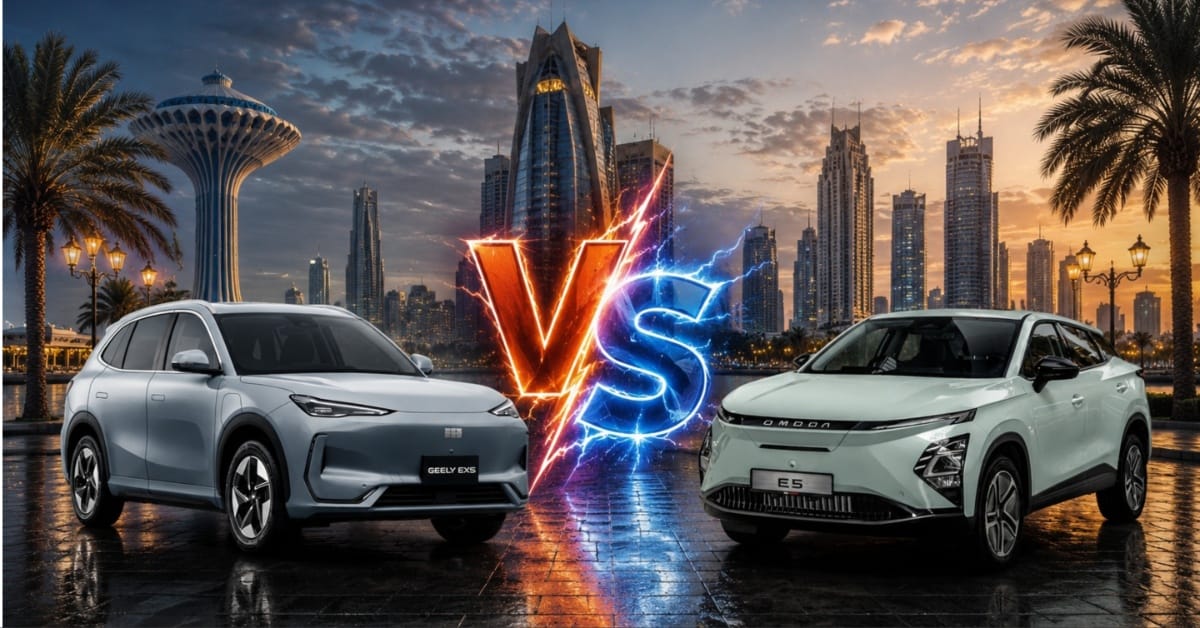 Geely EX5 vs Omoda E5: Which Upcoming EV SUV Makes More Sense for Saudi Arabia?