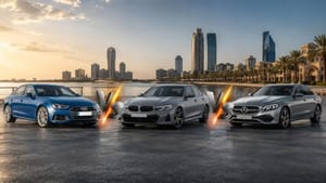 Audi A4 vs BMW 3 Series vs Mercedes C-Class: How the German Compact Sedan Rivals Compare in Saudi Arabia