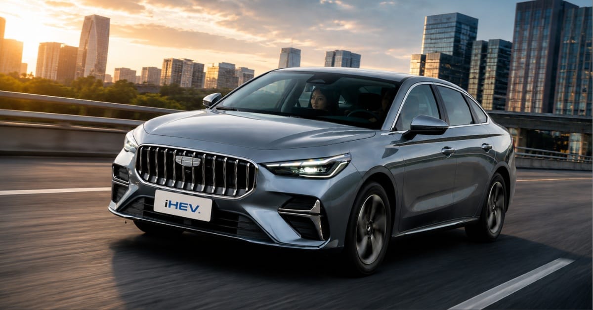 Geely Prepares to Launch Emgrand i-HEV with the World's Most Efficient Hybrid Engine